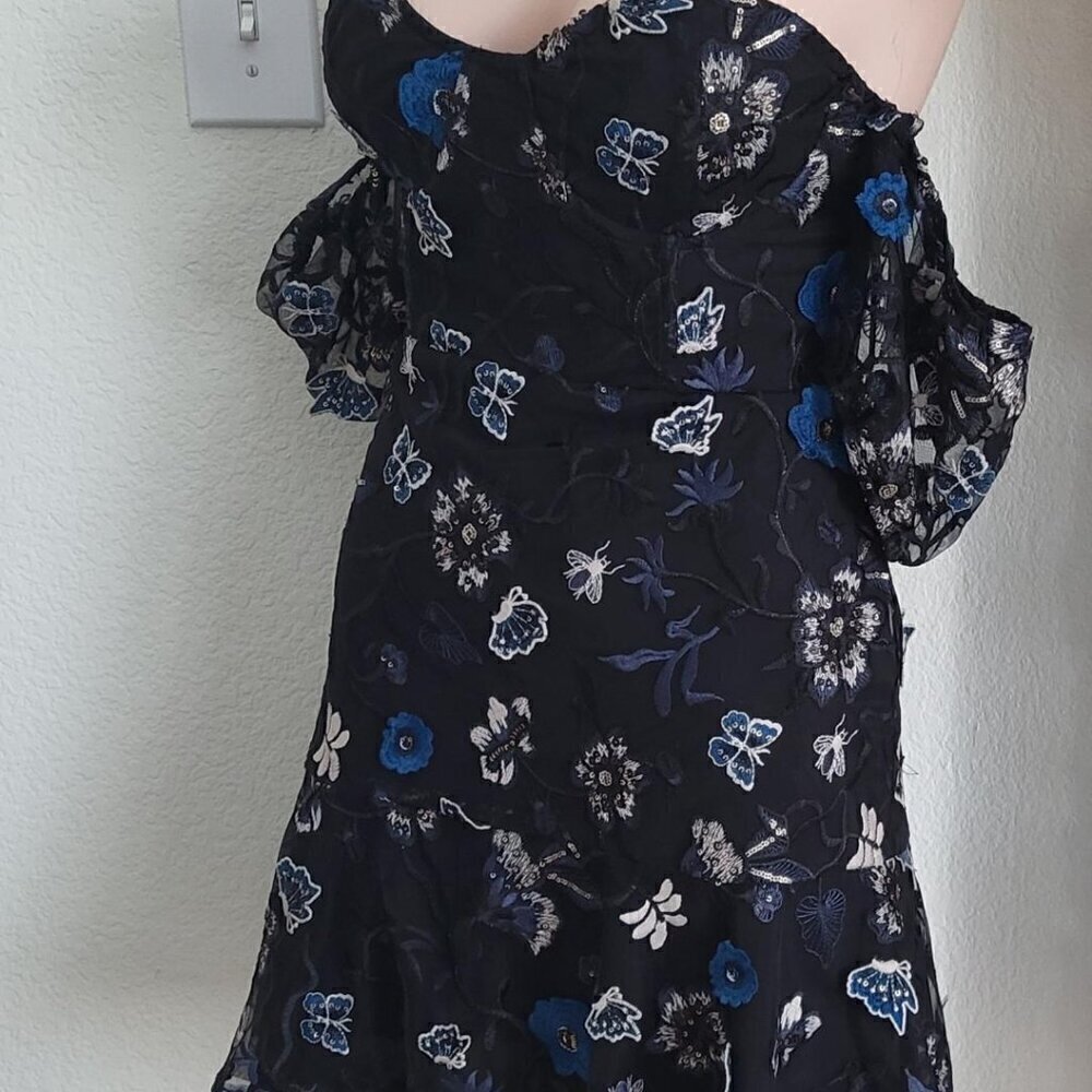 Botanic Strapless Dress